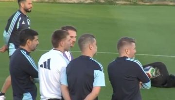 El gesto de Franco Mastantuono: viajó más de tres horas pese a estar lesionado para decir presente en el entrenamiento de la Selección Argentina