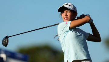 Kai, la nieta de Donald Trump, no pudo con los nervios e hizo agua en su primer torneo como golfista profesional