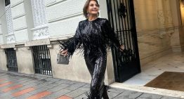 Naty Abascal lo ha vuelto a hacer y tiene el lookazo de Navidad, un dos piezas de lentejuelas, que parece de lujo pero es de Zara