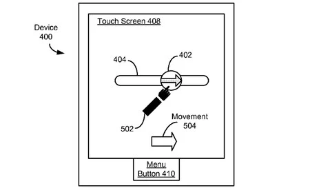Patente de Apple "Slide to Unlock"