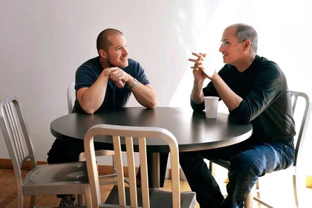 Steve Jobs y Jony Ive