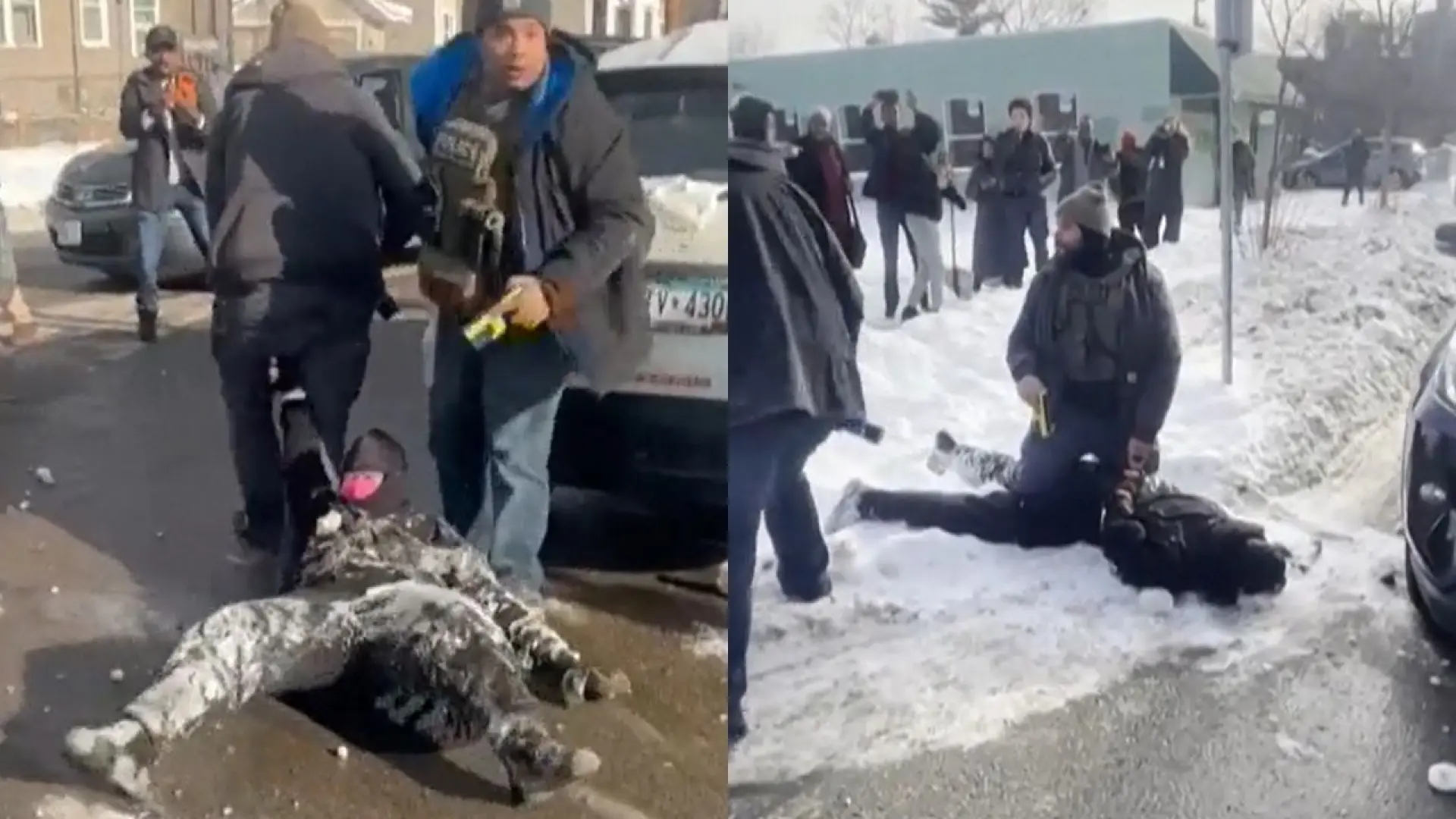 Polémica detención a una mujer inmigrante arrastrándola por el suelo en Estados Unidos