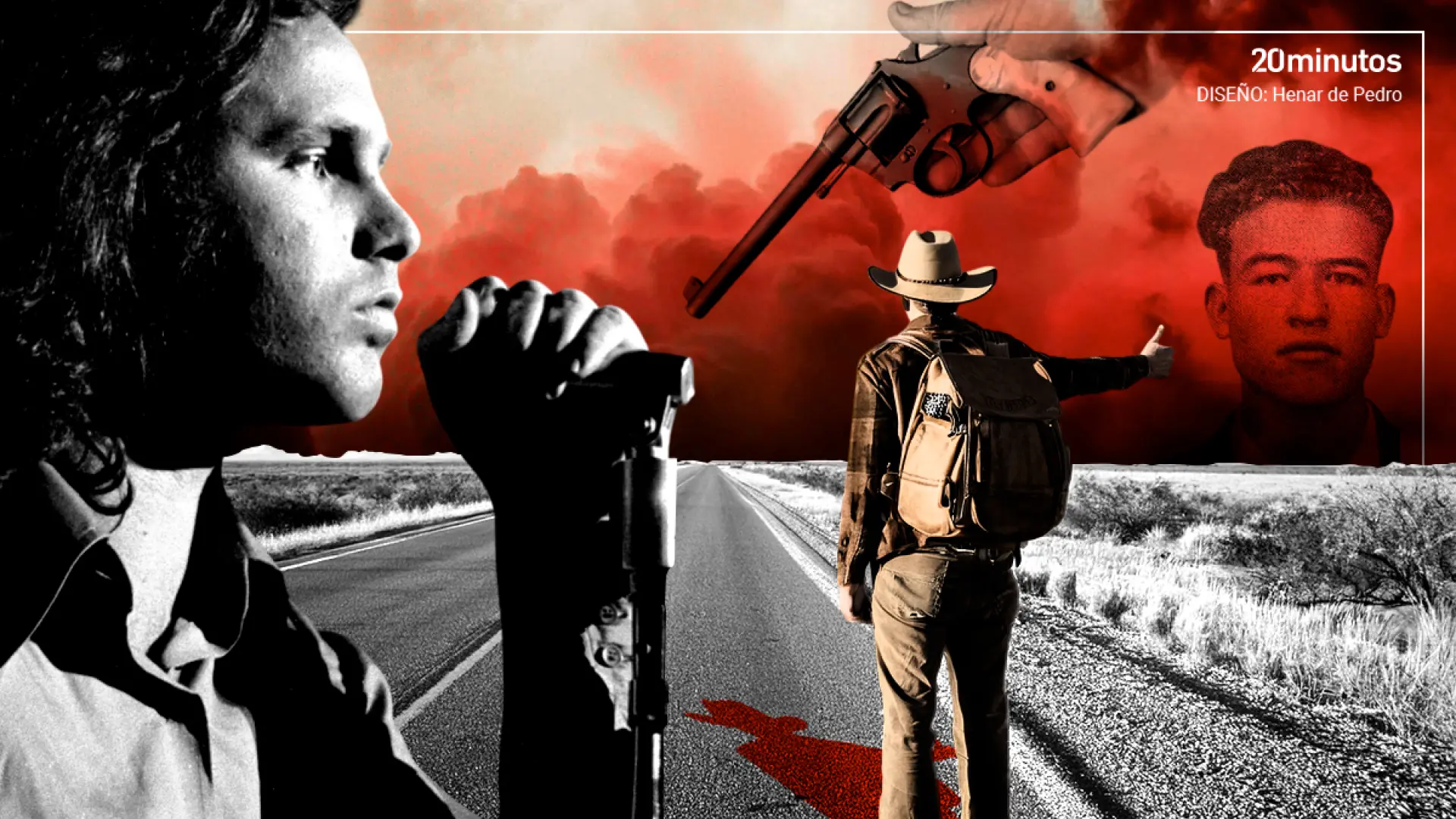 El asesino del autostop que inspiró la canción Riders on the storm del grupo The Doors