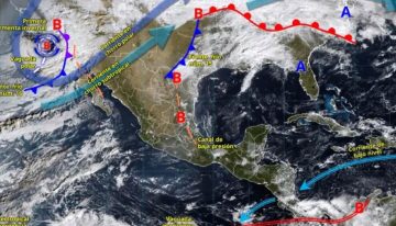 Pronóstico del clima para el 24 de diciembre en México