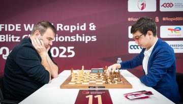 Faustino Oro, en el Mundial de ajedrez a ritmo rápido: cuatro partidas contra «tiburones» top 20, puro aprendizaje contra los mejores