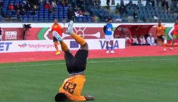 Copa África 2025: un jugador de Zambia casi se rompe el cuello al festejar el empate agónico vs Mali