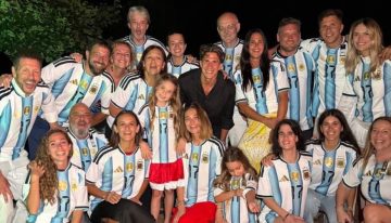 El álbum de fotos del Cholo Simeone y su escapada a la Argentina: el bautismo de su nieto Faustino y el novio de su ex integrado en la familia