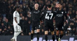 Manchester City se salvó de un papelón: ganaba 5-1 y casi se lo empatan, la noche en que Erling Haaland llegó a su gol 100 en Premier League