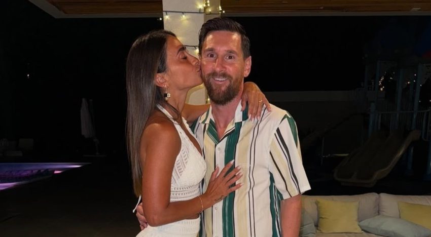 Messi viajó a Uruguay para estar en la fiesta de 15 de Delfina, la hija de Luis Suárez