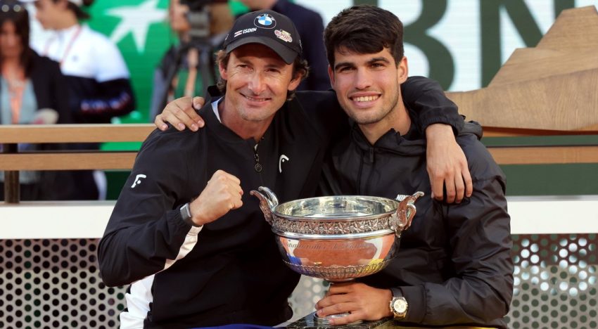 Carlos Alcaraz reapareció tras el «divorcio» de Juan Carlos Ferrero y su papá fue tajante: «Cada uno es libre de opinar lo que quiera»