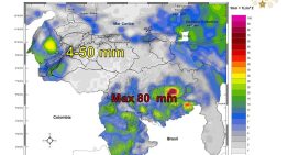 Inameh prevé descargas eléctricas y ráfagas de viento en Venezuela este #2Dic