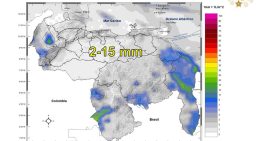 Inameh prevé lluvias dispersas en varias regiones del país este #14Dic