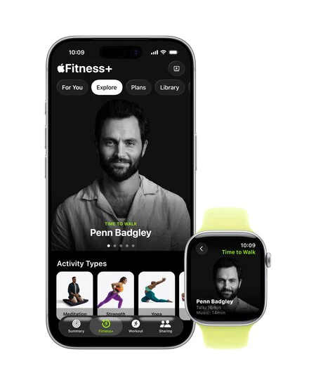 Apple Fitness Plus Time To Walk Penn Badgley