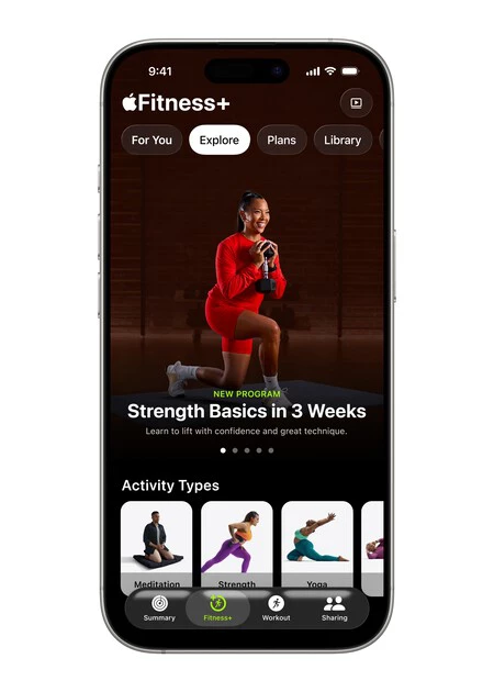 Apple Fitness Plus Program Strength Basics In 3 Weeks