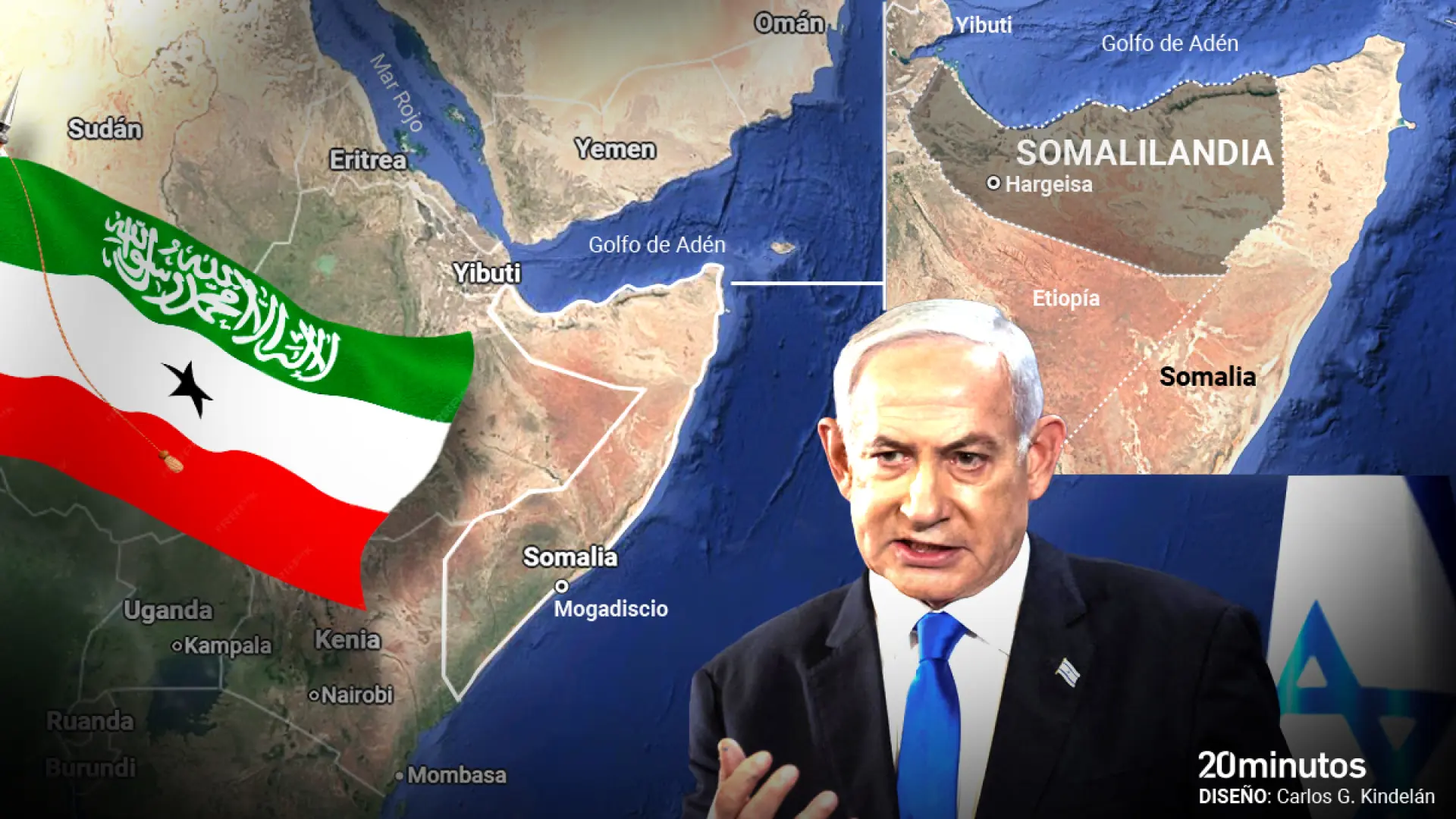 Somalilandia, el enclave separatista del cuerno de África que Israel ha colocado en el tablero geopolítico al reconocerlo como país