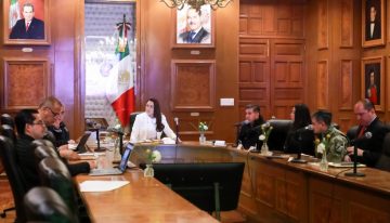 Tere Jiménez se reúne con fuerzas federales para fortalecer seguridad de Aguascalientes