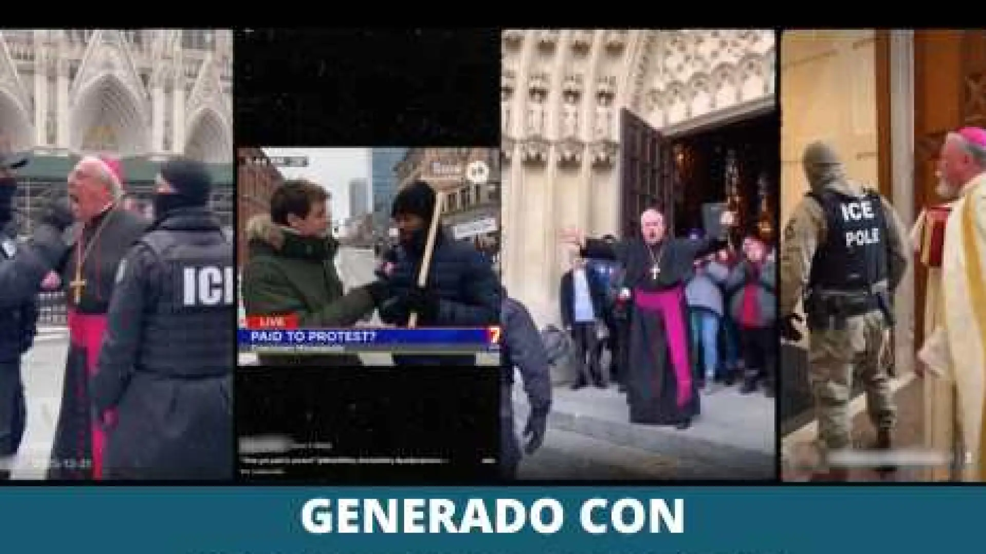 Cómo se está usando la IA para desinformar sobre las protestas contra el ICE en EEUU