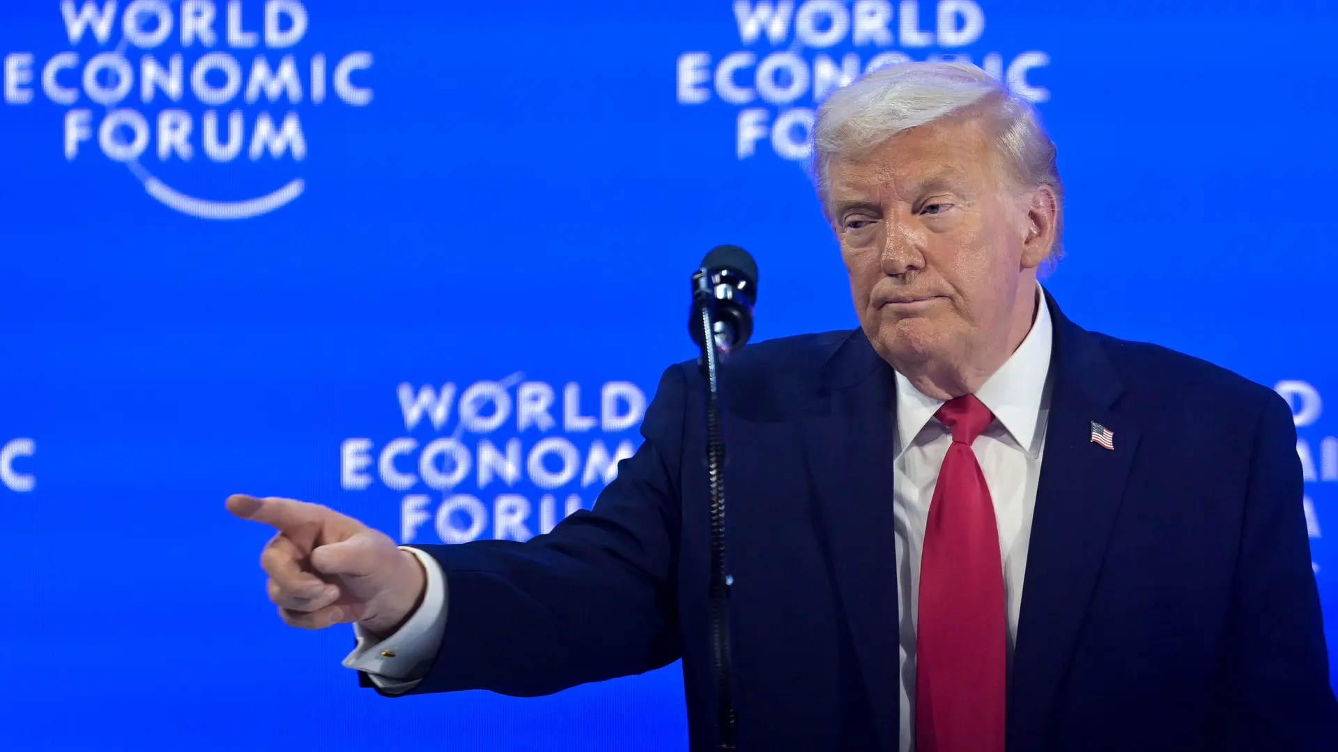 Las frases más destacadas de Trump en Davos: «Solo quiero Groenlandia, un gran pedazo de hielo»