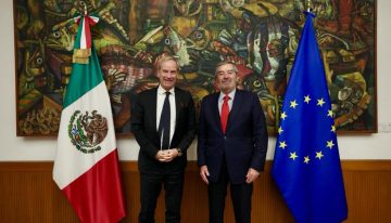 Canciller Juan Ramón de la Fuente revisa con la UE avances del Acuerdo Global Modernizado