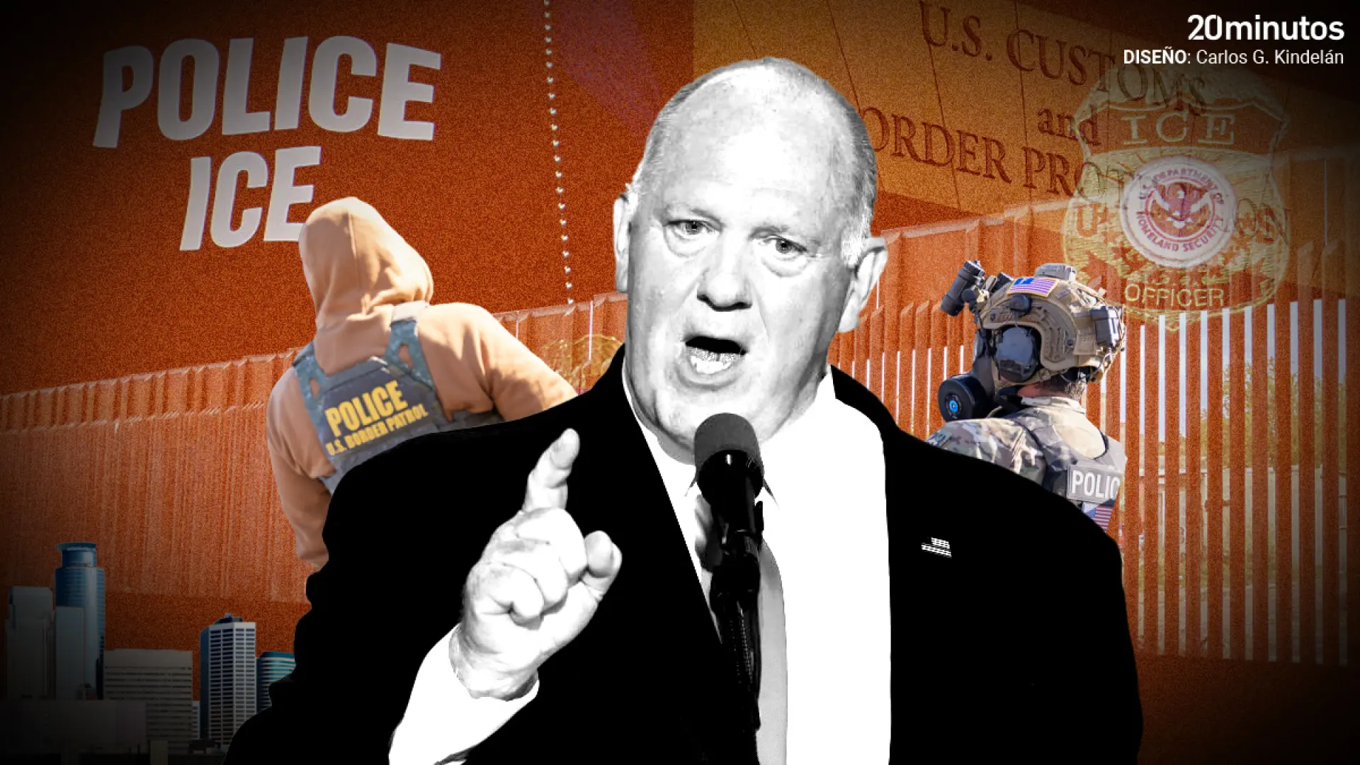 Así es Tom Homan, el 'zar de fronteras' de Trump y jefe de la «mayor fuerza de deportación que EEUU haya visto jamás»