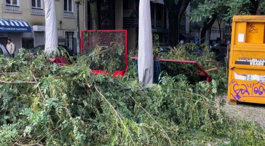 La tormenta Kristin deja al menos cuatro muertos y numerosos daños en Portugal