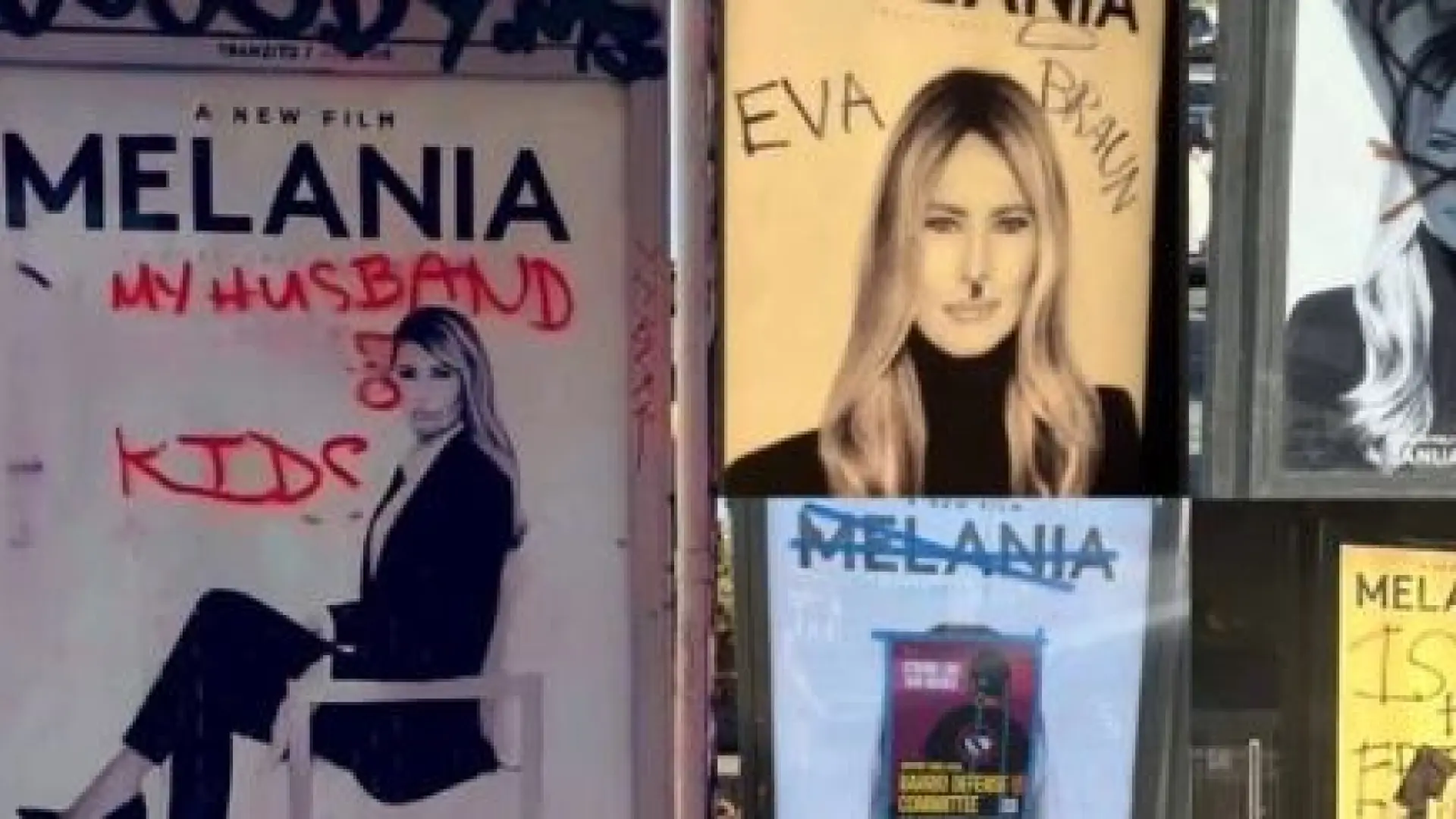 Reubican autobuses con publicidad del film Melania en Los Ángeles por temor a vandalismo