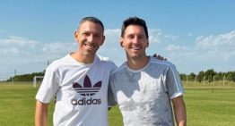 Lionel Messi aprovechó sus últimos días en Rosario: visita a Maxi Rodríguez y la medalla que le faltaba
