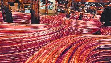 El cobre alcanza su máximo en más de una semana tras el regreso de China de las vacaciones