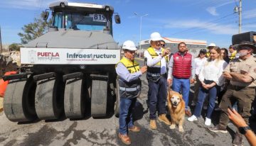 ​Gobernador Armenta supervisa obra clave en Valsequillo que fortalece conectividad regional