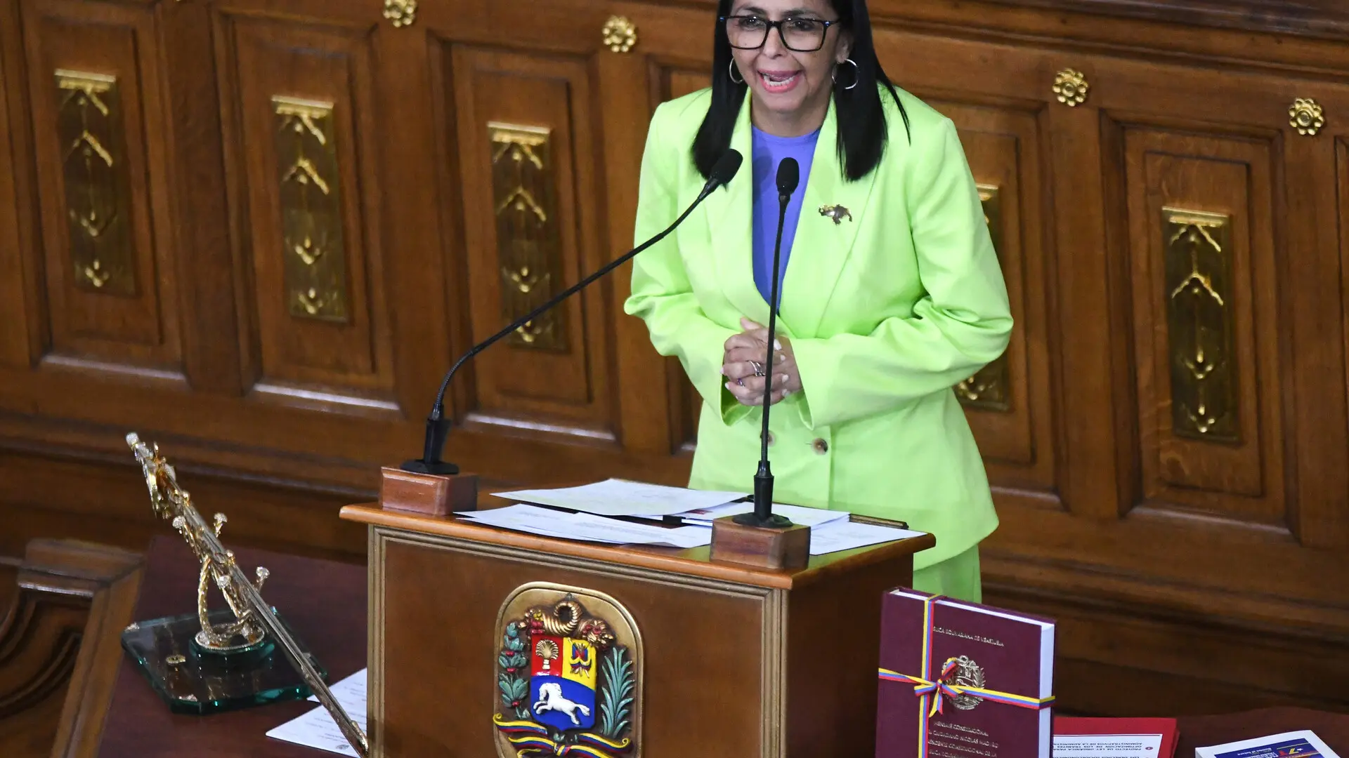 Delcy Rodríguez asegura que Venezuela tendrá «elecciones libres y justas»