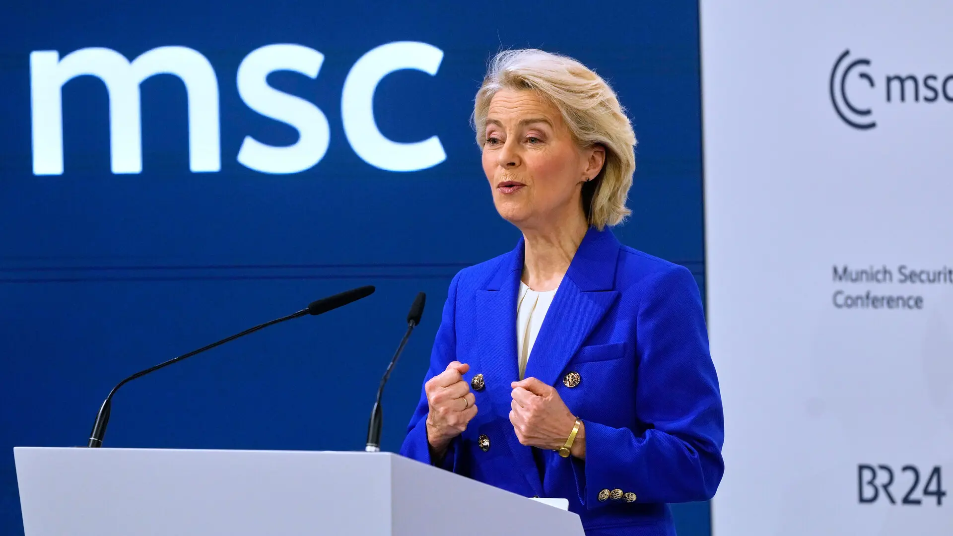 Von der Leyen proclama que a Europa «ya no le queda otra elección» más que fomentar su independencia