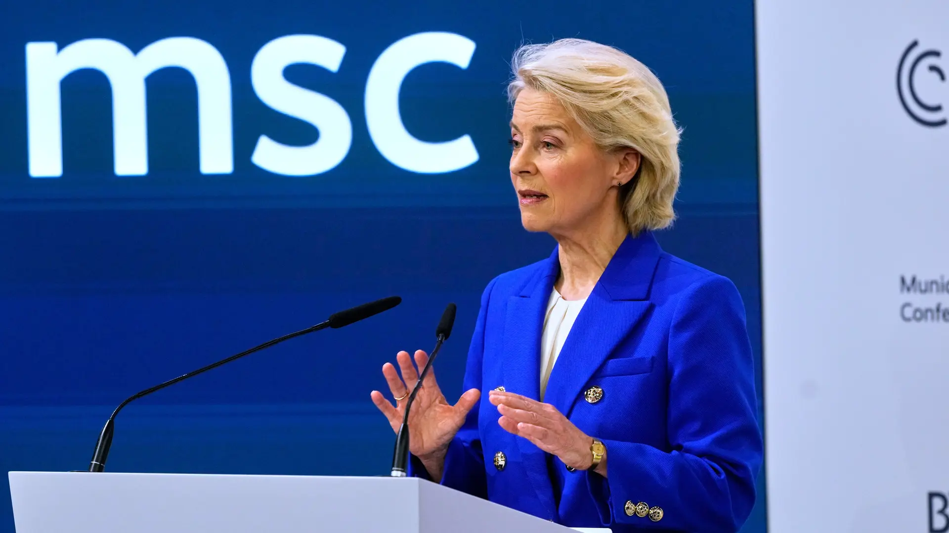 Von der Leyen considera «muy preocupante» la situación en Irán y pide la «máxima moderación»