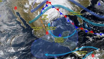 Frente frío 34 afectará el norte del país