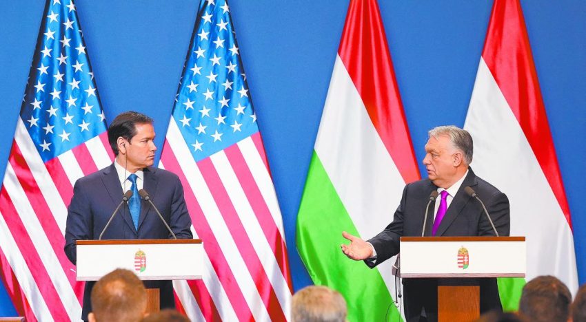 Rubio da su apoyo a Viktor Orbán