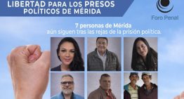 Excarcelaron a cuatro ciudadanos que estaban detenidos por motivos políticos en Mérida