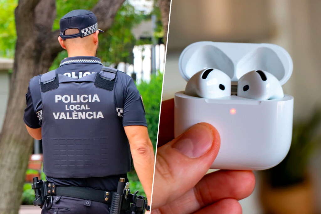 Un ladrón se fuga tras reventar un coche en Valencia, pero la policía lo acaba cazando gracias al chivato de los AirPods 