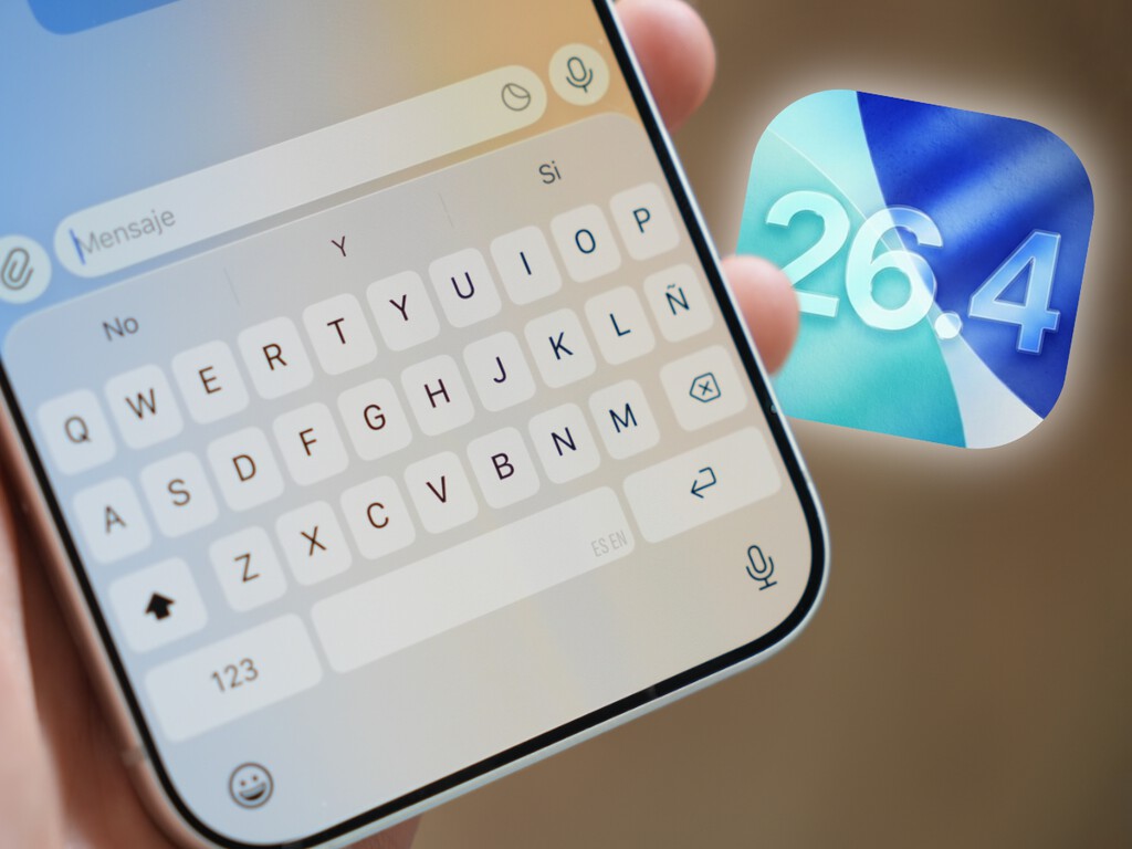 Si llevas meses pensando que cada vez escribes peor en el iPhone, tranquilo: la culpa era de Apple. iOS 26.4 por fin arregla el teclado 