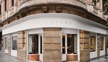 Sansoeurs, la firma de joyería de Cristina Sánchez, abre nueva tienda en Madrid en una antigua farmacia de los años 40