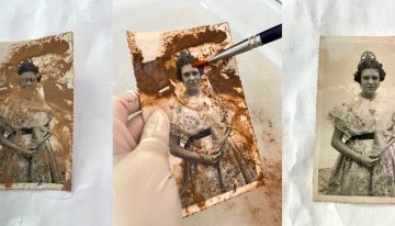 Un proyecto recupera los recuerdos familiares dañados por la DANA: «Salió de las propias alumnas. Partían por la mañana con medicamentos y volvían por la tarde cargadas de fotos»