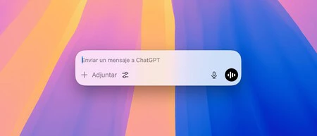 ChatGPT en Mac al pulsar option + barra espaciadora