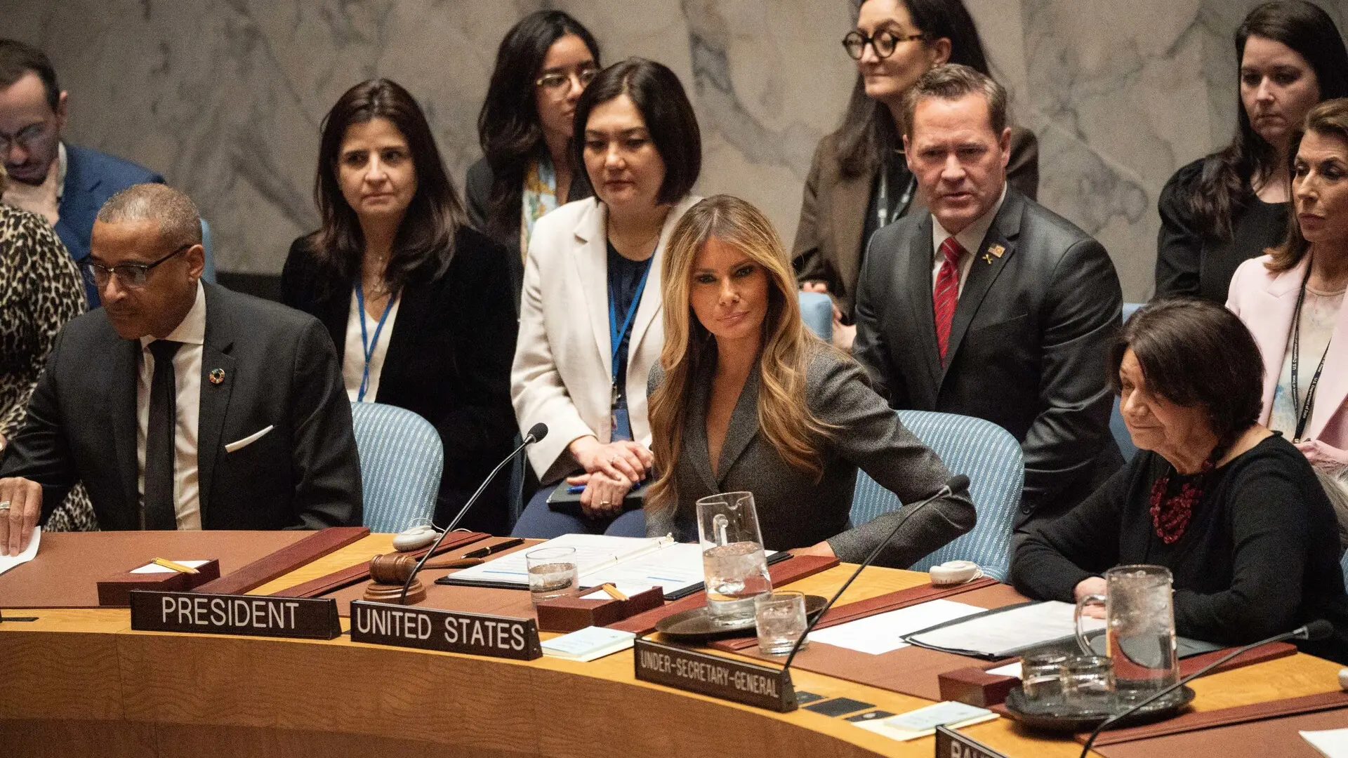 Melania Trump preside una reunión del Consejo de Seguridad de la ONU sobre la educación de los niños en conflictos