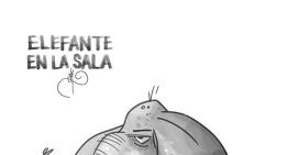 Elefante en la sala