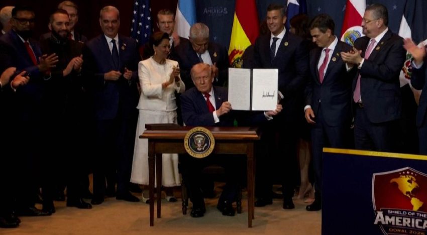 Trump anuncia una alianza de 17 países americanos para “destruir” a los cárteles