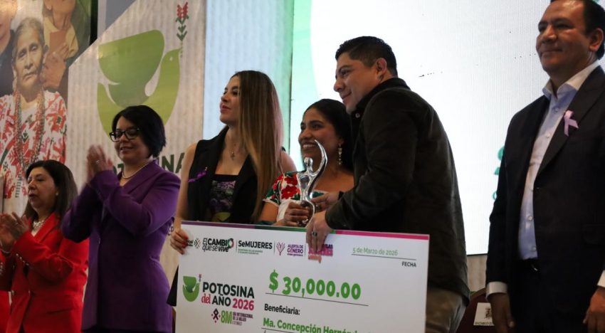 Concepción Hernández, reconocida como “Potosina del Año”