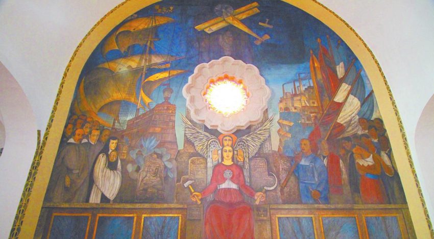 Murales de Roberto Montenegro expresan vigencia del ideal de Vasconcelos