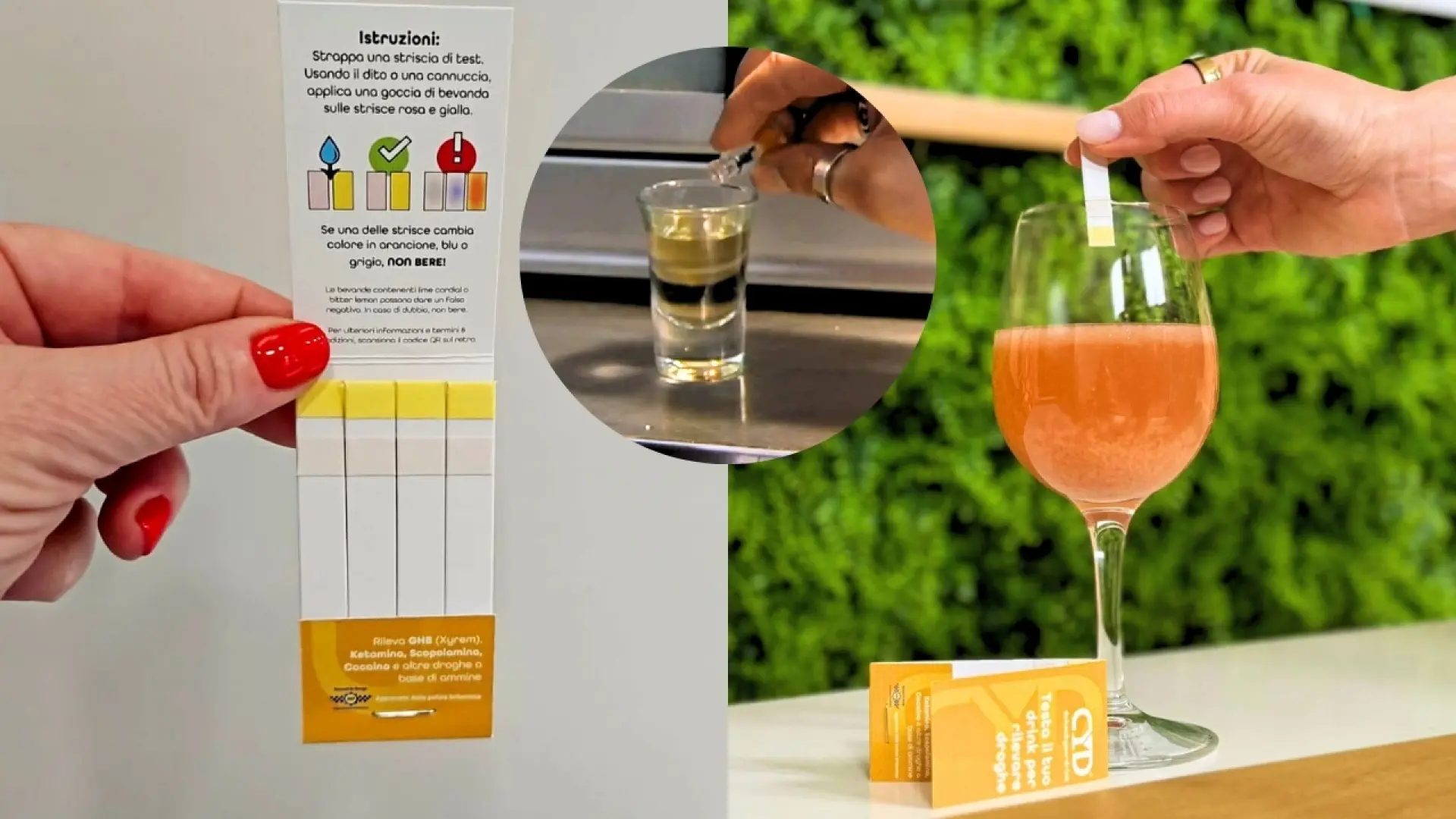 Farmacias de Roma regalan a mujeres test gratuitos para detectar drogas en la bebida