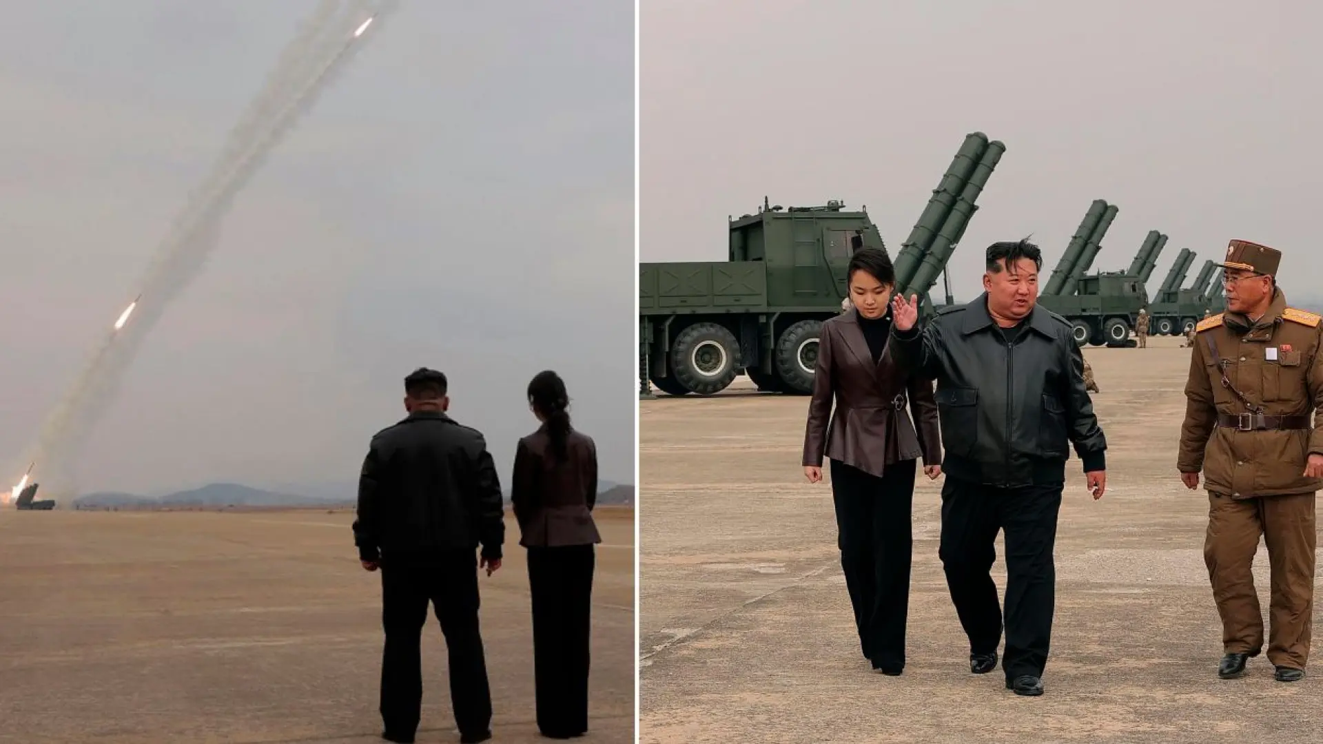 Kim Jong Un vuelve a aparecer junto a su hija: supervisan juntos un lanzamiento de cohetes que pueden transportar ojivas nucleares