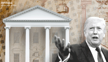 Trump quiere 'cargarse' el estilo jónico de las columnas de la Casa Blanca y reconvertirlas al estilo corintio «de orden más elevado»