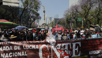 CNTE amaga con protestar en mundial