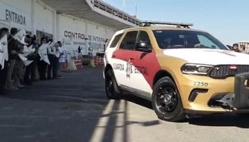 Participa Guardia Estatal en banderazo de operativo “Heroínas y Héroes Paisanos” en Nuevo Laredo